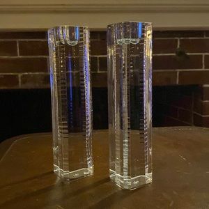 Ralph Lauren Crystal candle sticks